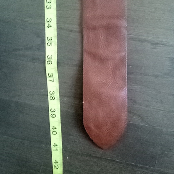 Tobacco Brown 70s Style Vintage Belt Small/Medium - Picture 9 of 10